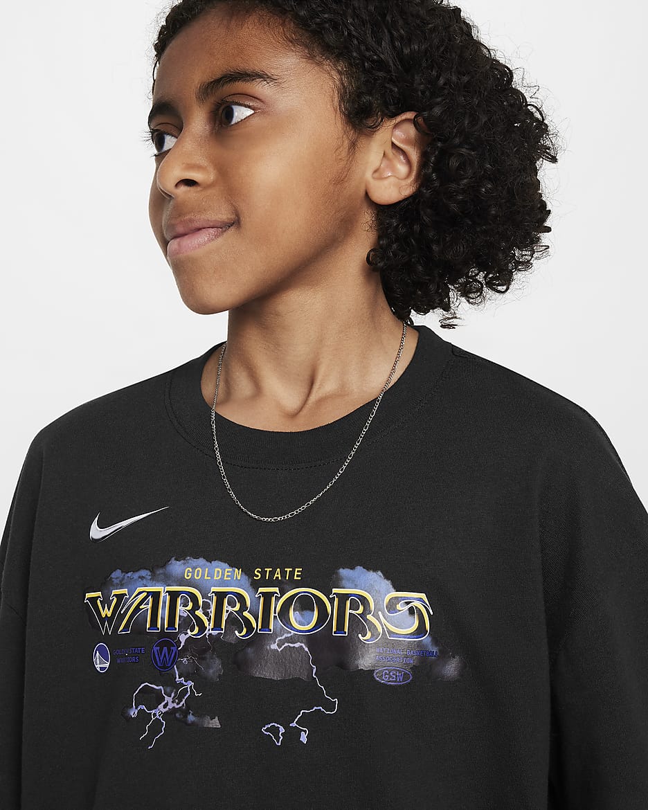 Golden State Warriors Essential Nike NBA Max90 Longsleeve altere Kinder Jungen Nike DE